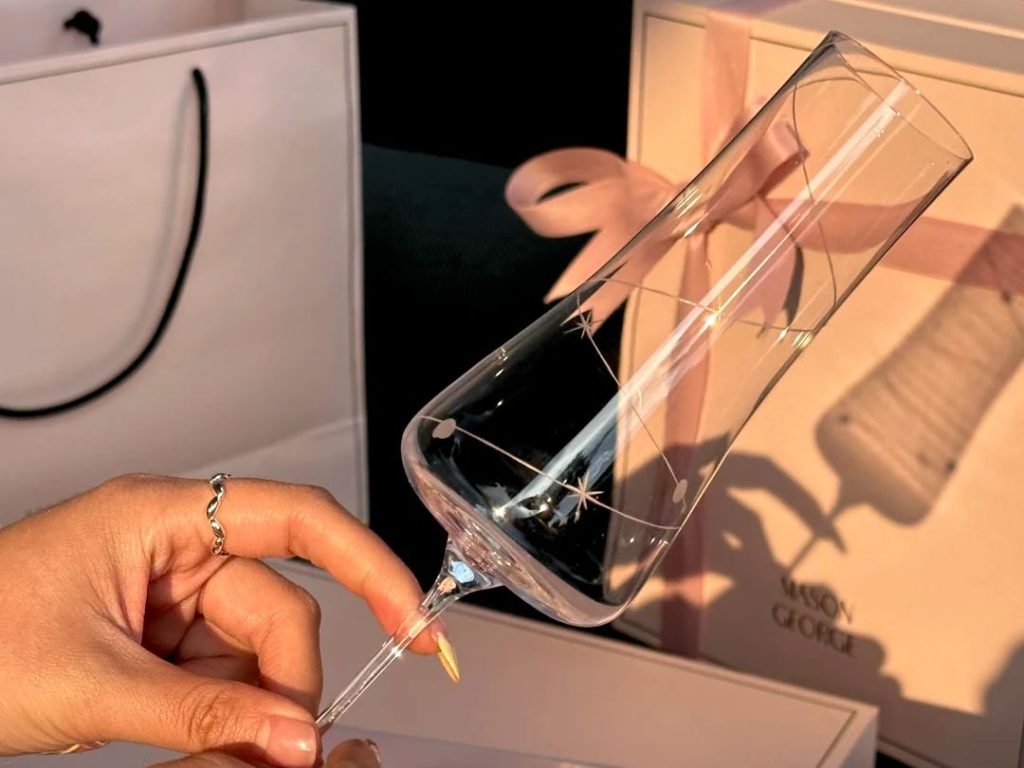 champagne glass​-21-Champagne flute glass​ gift set (pair)​​