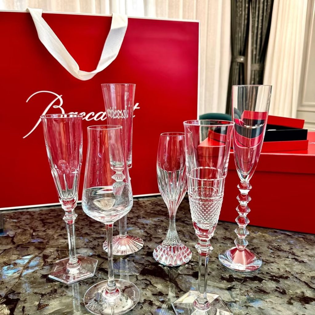 champagne glass​-28-Baccarat champagne glass gift set