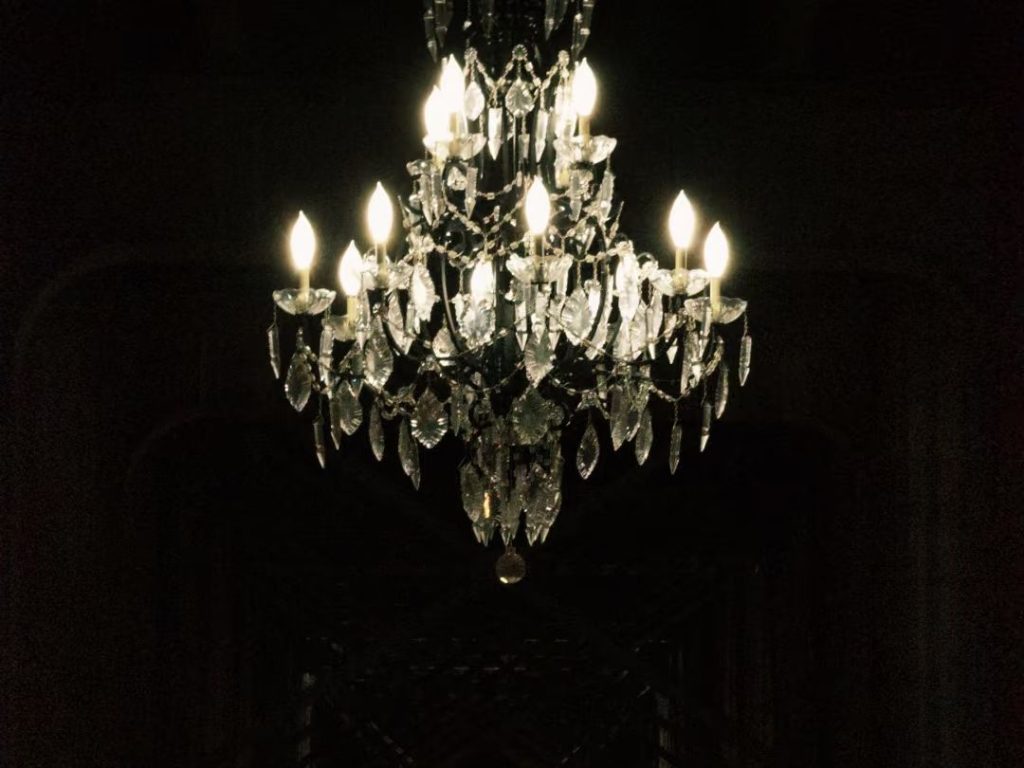 outdoor pendant lighting​-13-Spinning Chandelier in Granville Bridge