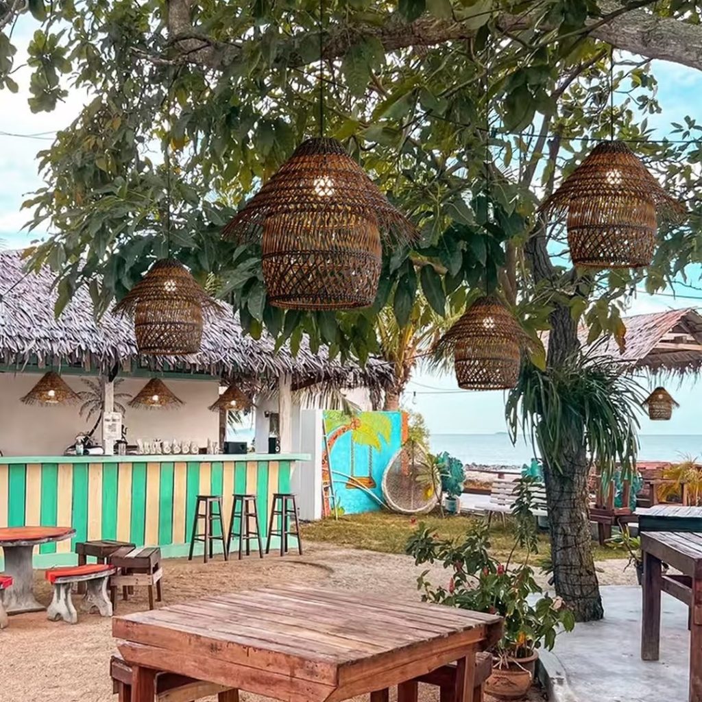 outdoor pendant lighting​-6-Weatherproof rattan