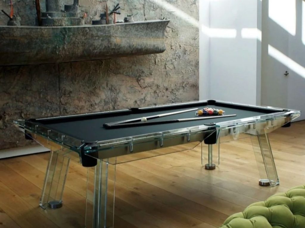 outdoor pool table​-18-​Tempered glass-gray