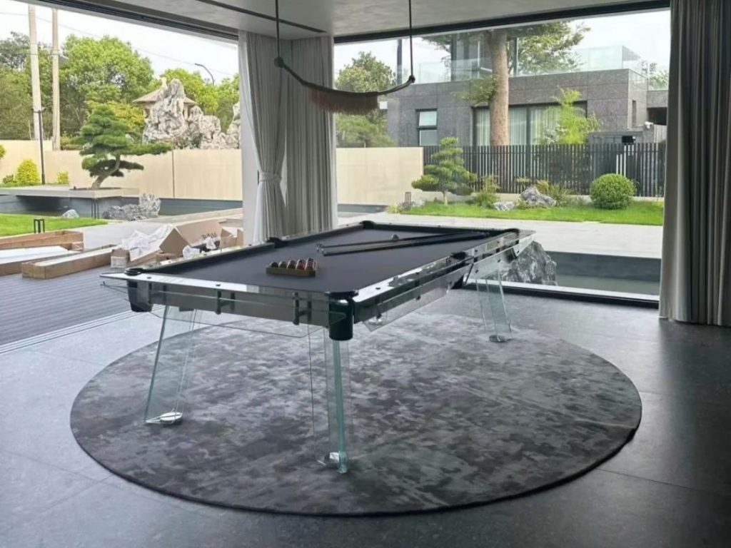 outdoor pool table​-21-​Tempered glass-gray