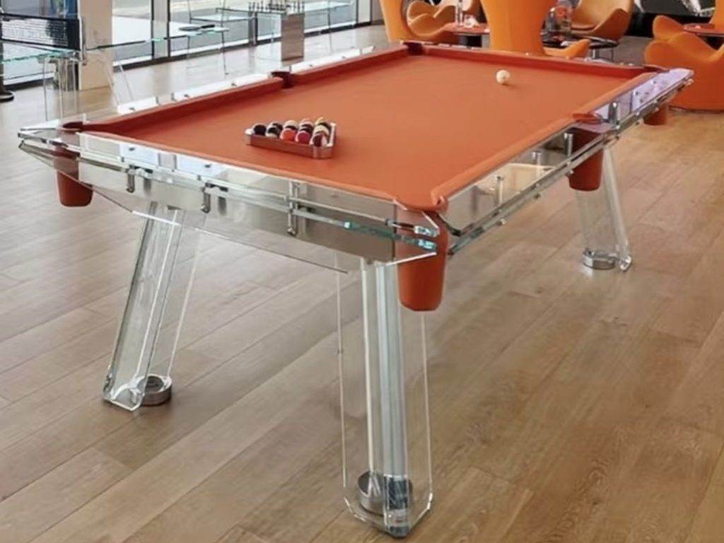 outdoor pool table​-22-​Tempered glass-orange