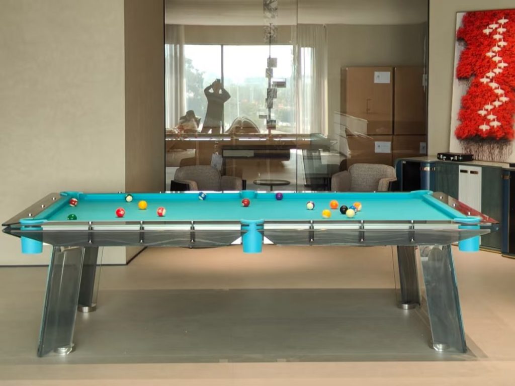 outdoor pool table​-32-​Tempered glass-green