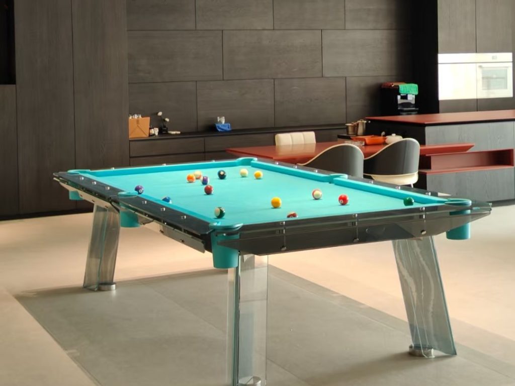 outdoor pool table​-34-​Tempered glass-green