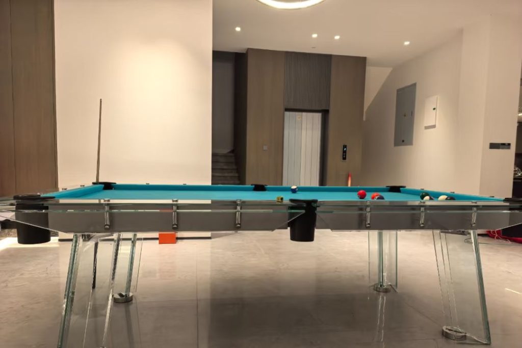 outdoor pool table​-37-​Tempered glass-green