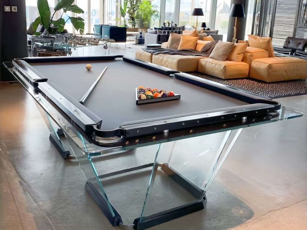 outdoor pool table​-9-glass​​