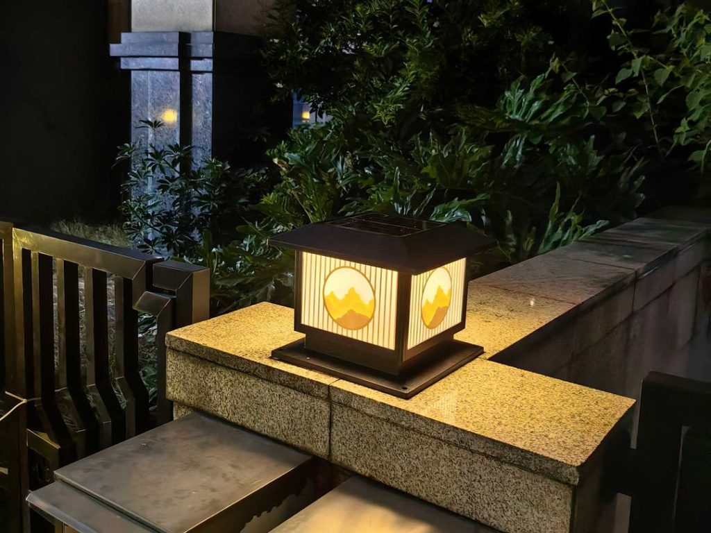 outdoor post lights​​-18-Japanese aesthetic