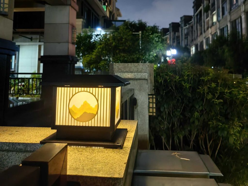 outdoor post lights​​-19-Japanese aesthetic