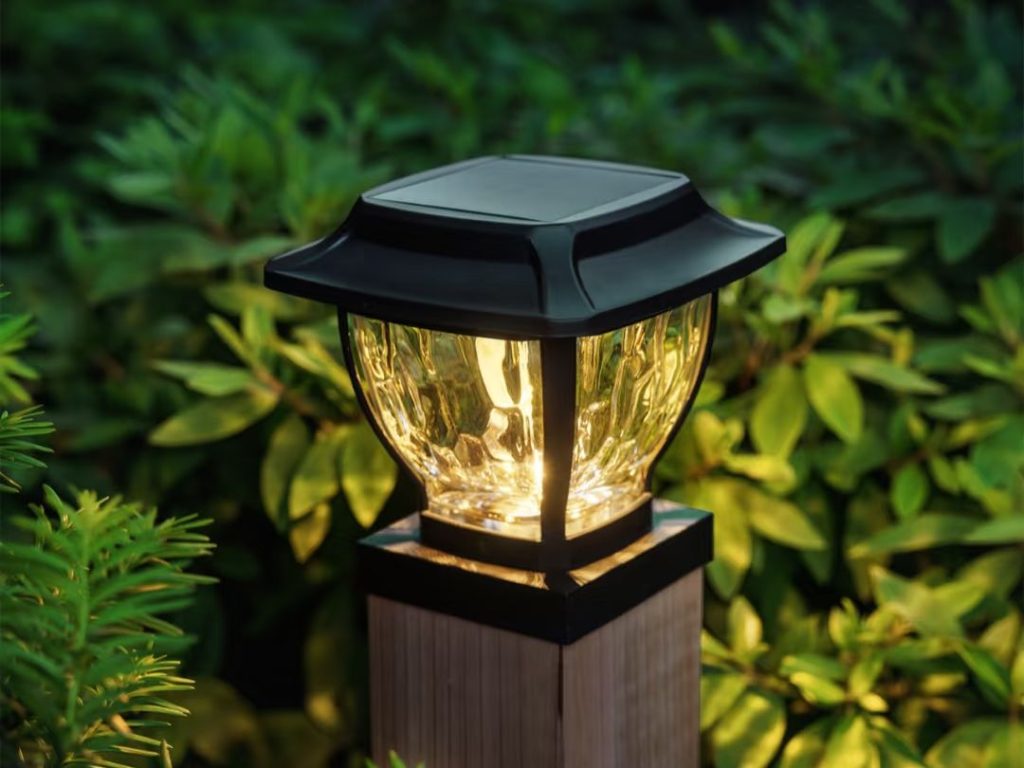 outdoor post lights​​-2-water ripple effect