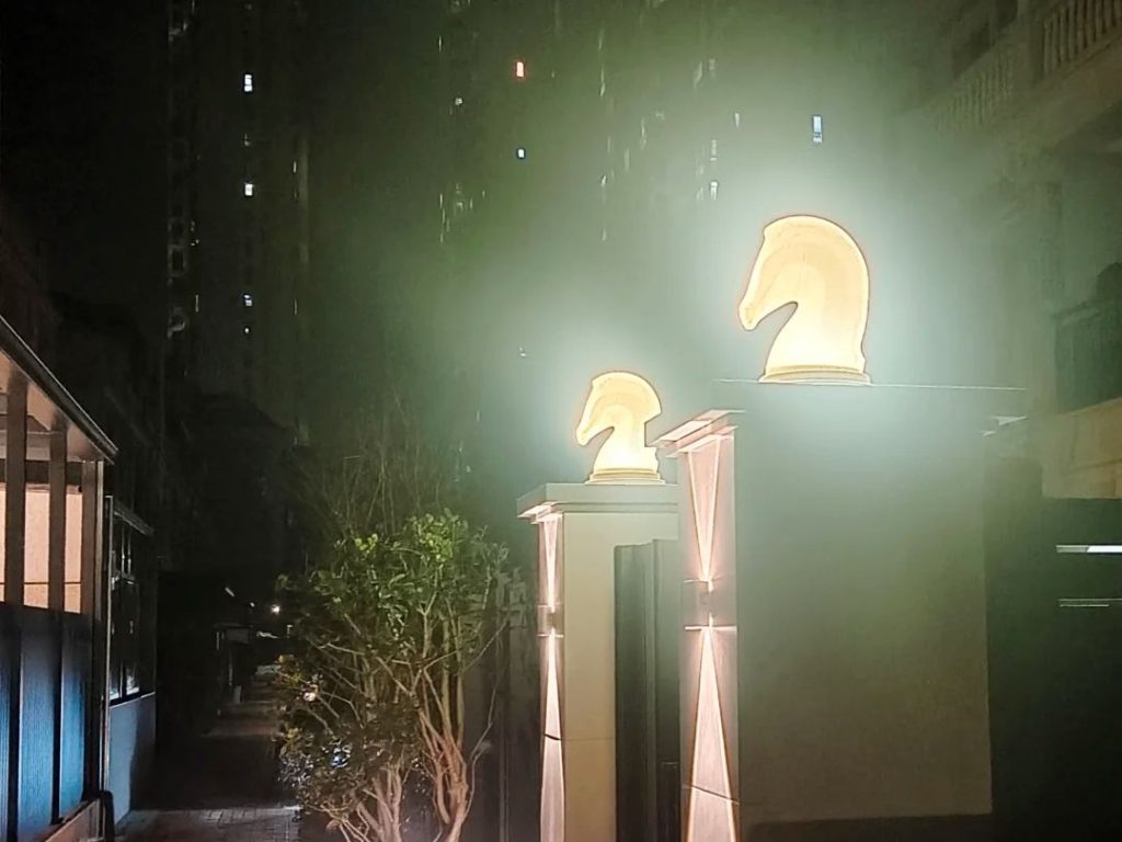 outdoor post lights​​-24-Horse-head design