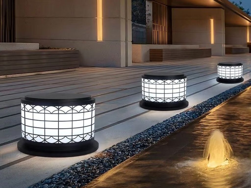 outdoor post lights​​-29-Cylindrical