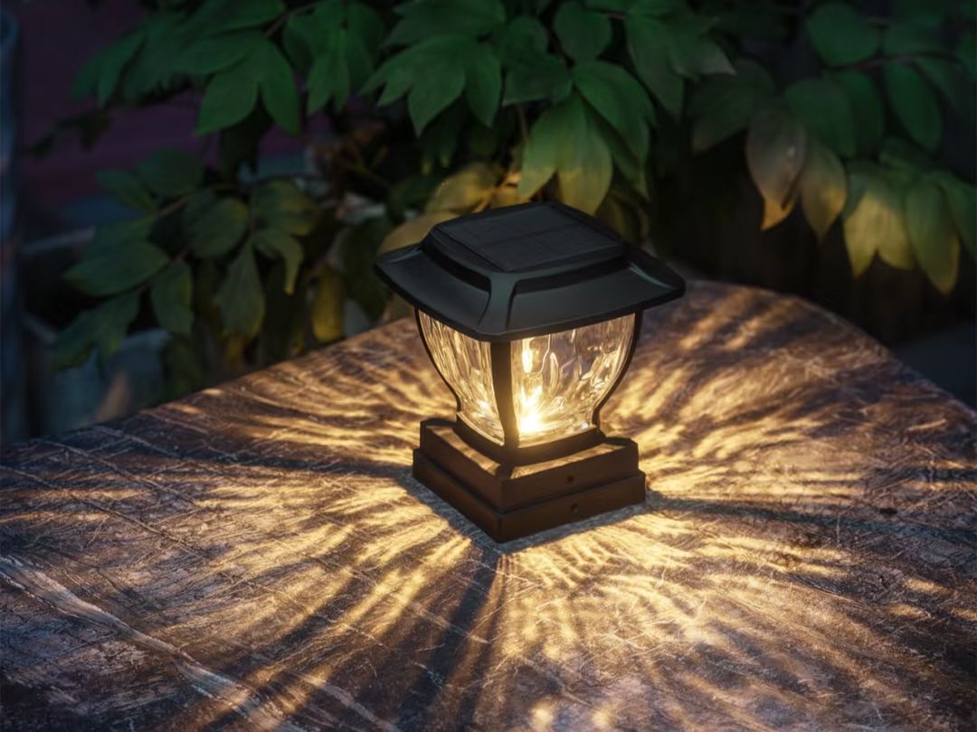 outdoor post lights​​-3-water ripple effect