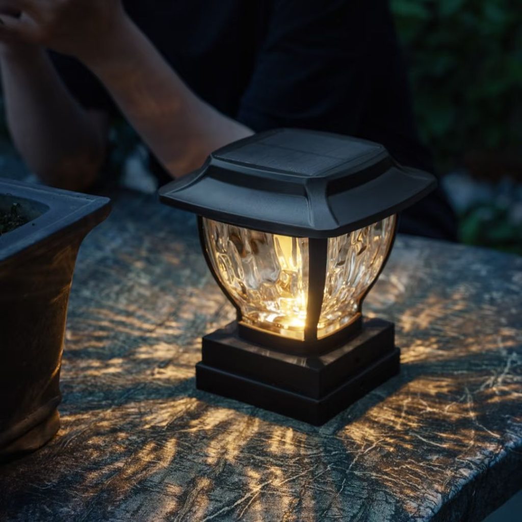 outdoor post lights​​-4-water ripple effect