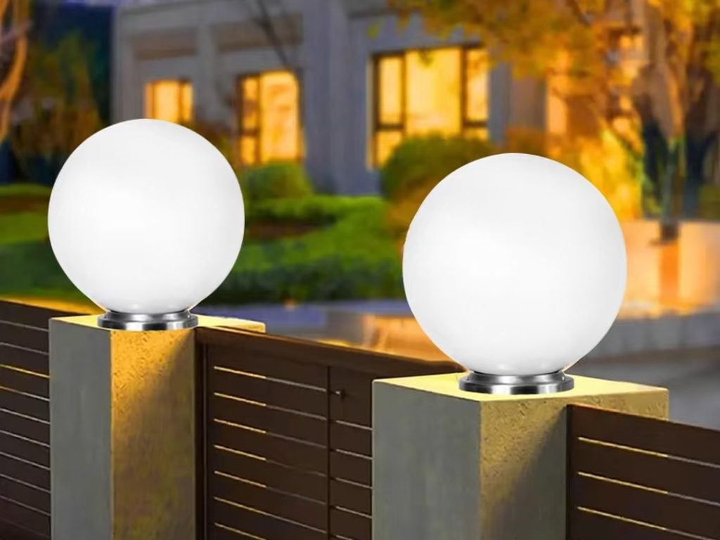 outdoor post lights​​-5-​​Solar Sphere