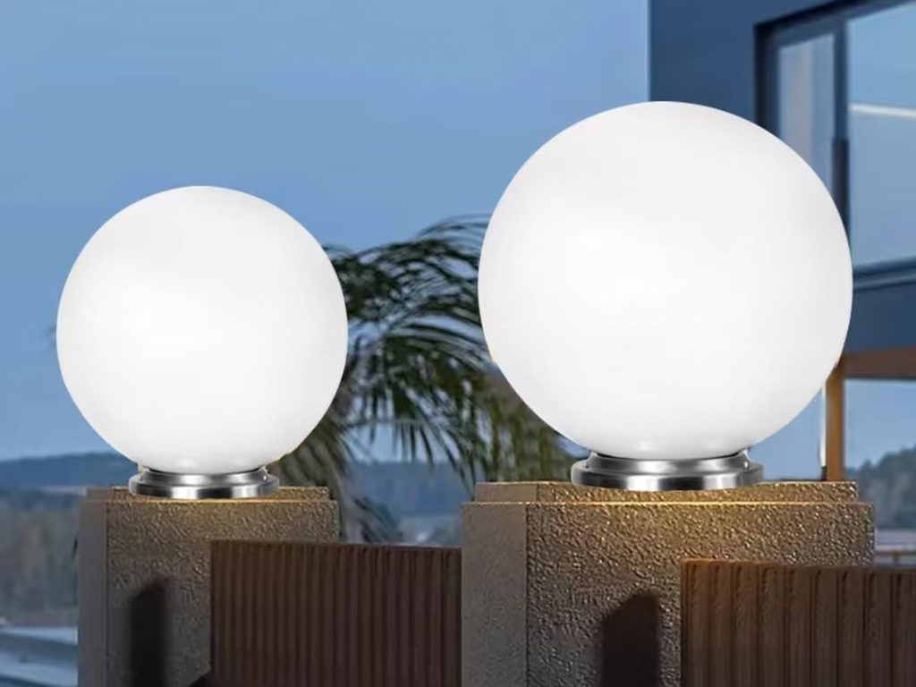 outdoor post lights​​-6-​​Solar Sphere