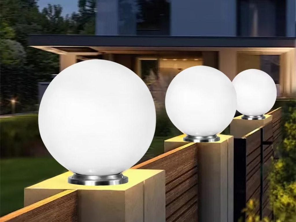 outdoor post lights​​-6-​​Solar Sphere