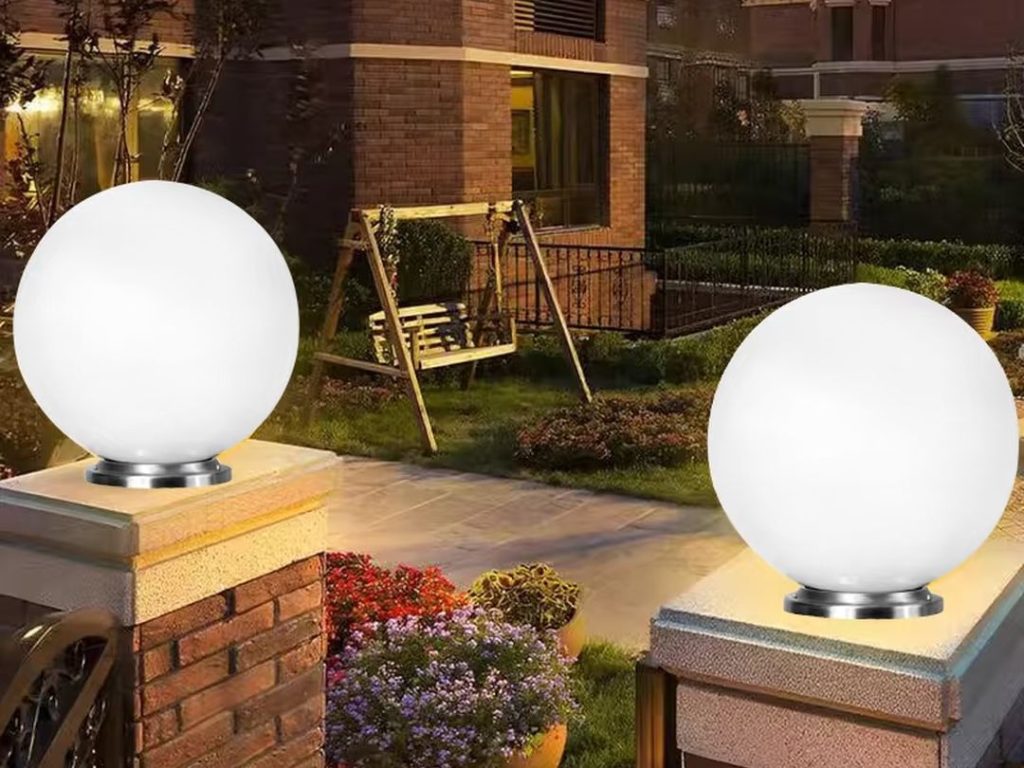 outdoor post lights​​-8-​​Solar Sphere