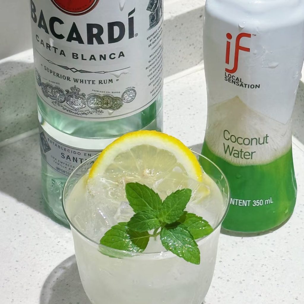 white rum​-13-Coconut lemon white rum cocktail​​