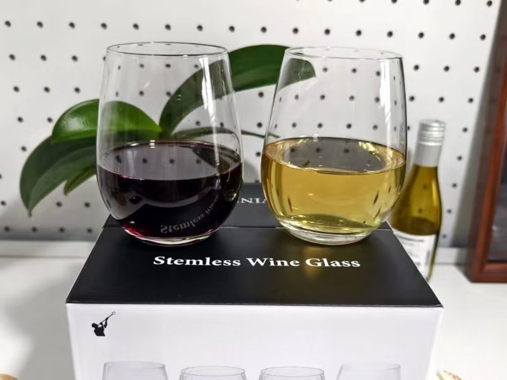 Stemless Wine Glasses-23-Egg-cup style cocktail glasses stemless​
