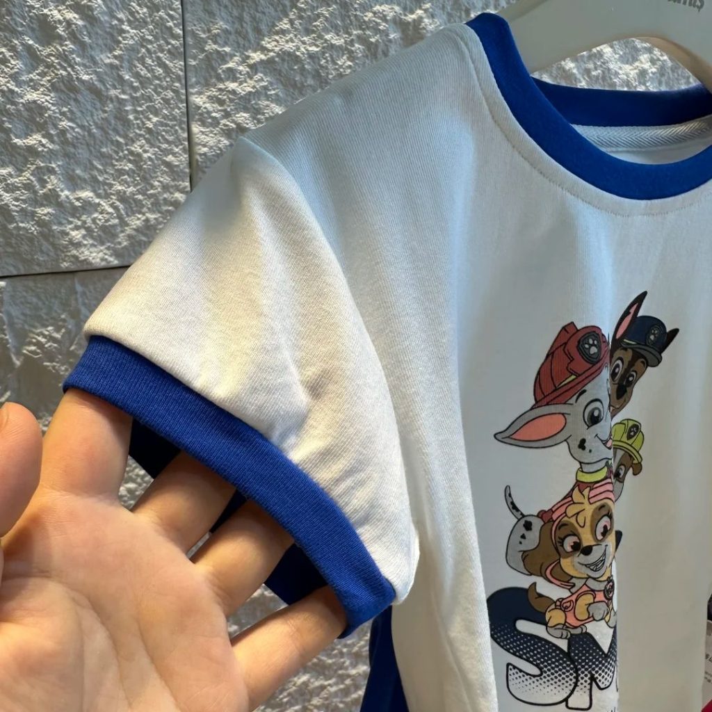 baby tee​-28-Paw Patrol cartoon print
