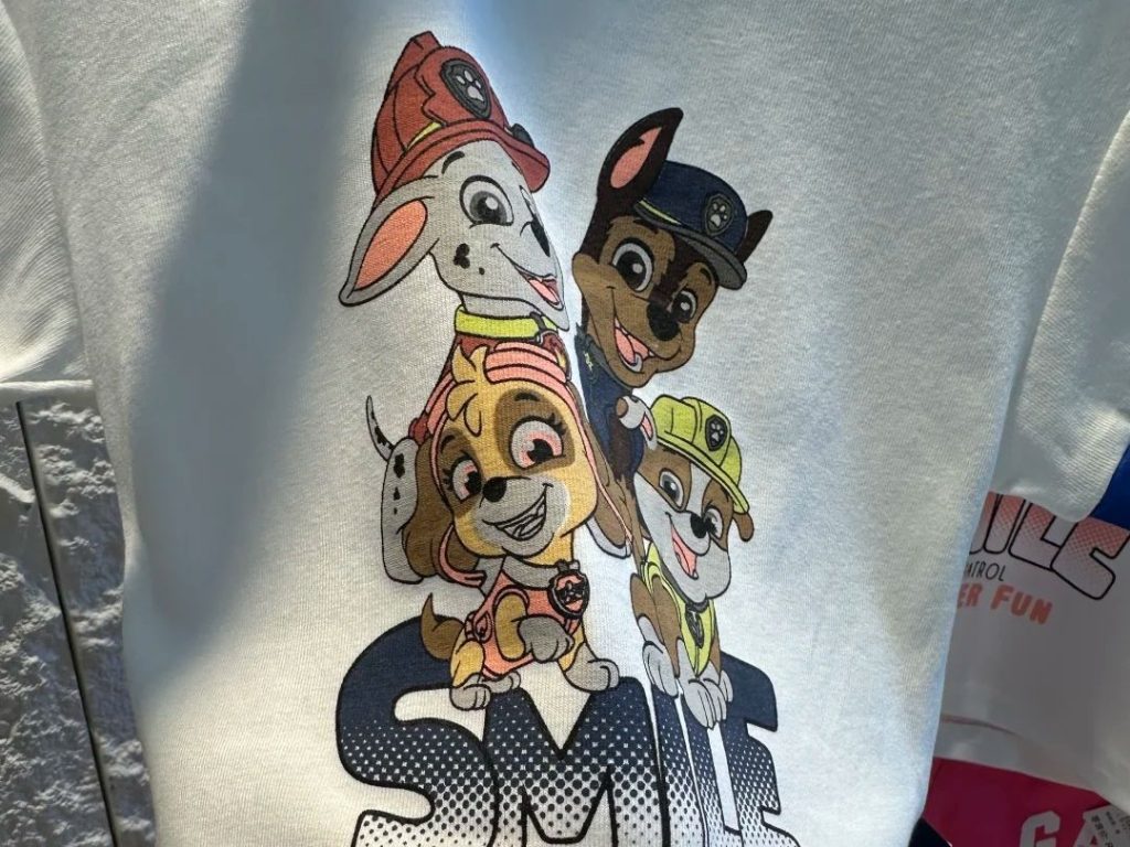 baby tee​-29-Paw Patrol cartoon print