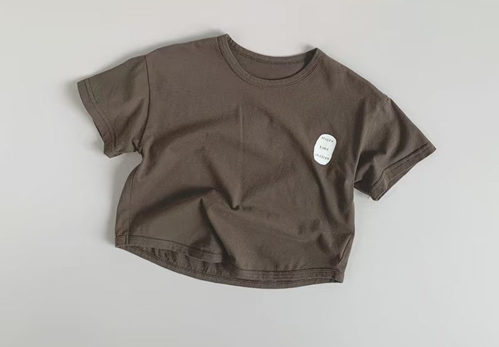 baby tee​-36-Multi-color Korean minimalist