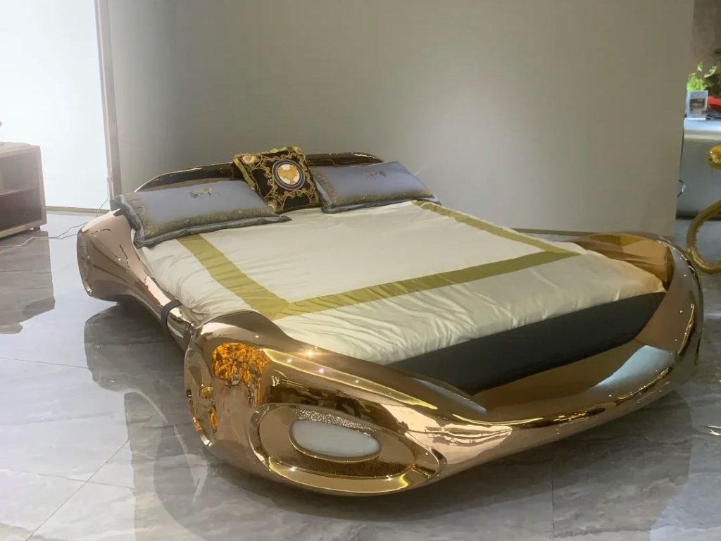 car bed​-20-Sleek stainless