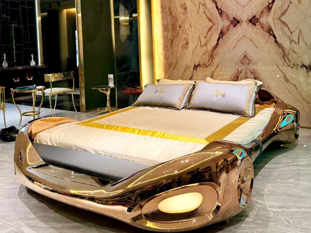 car bed​-22-Sleek stainless