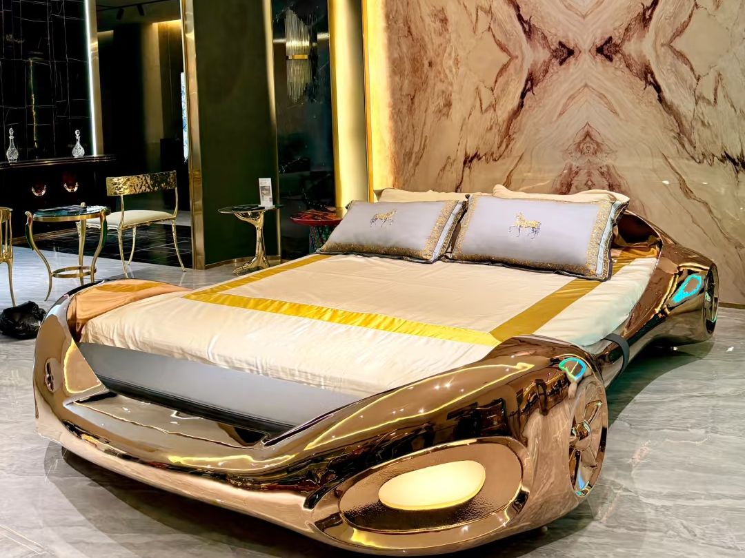 car bed​-22-Sleek stainless