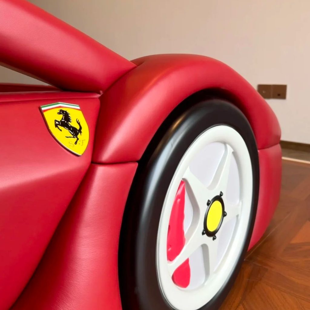 car bed​-4-Ferrari-shaped