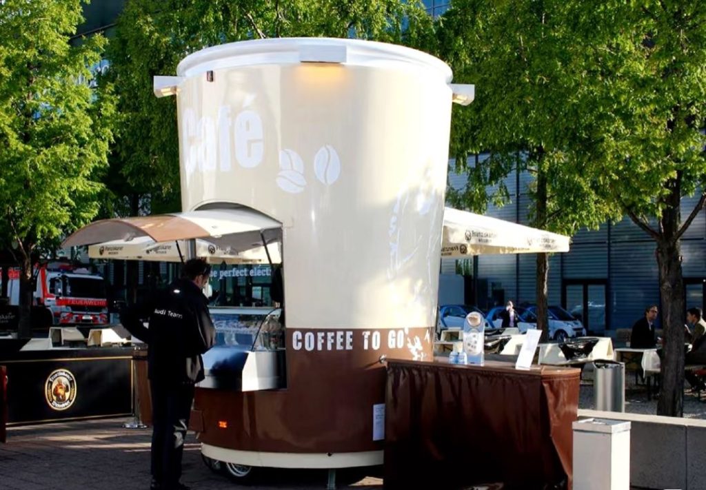 coffee cart​-10-Coffee Cup-Shaped