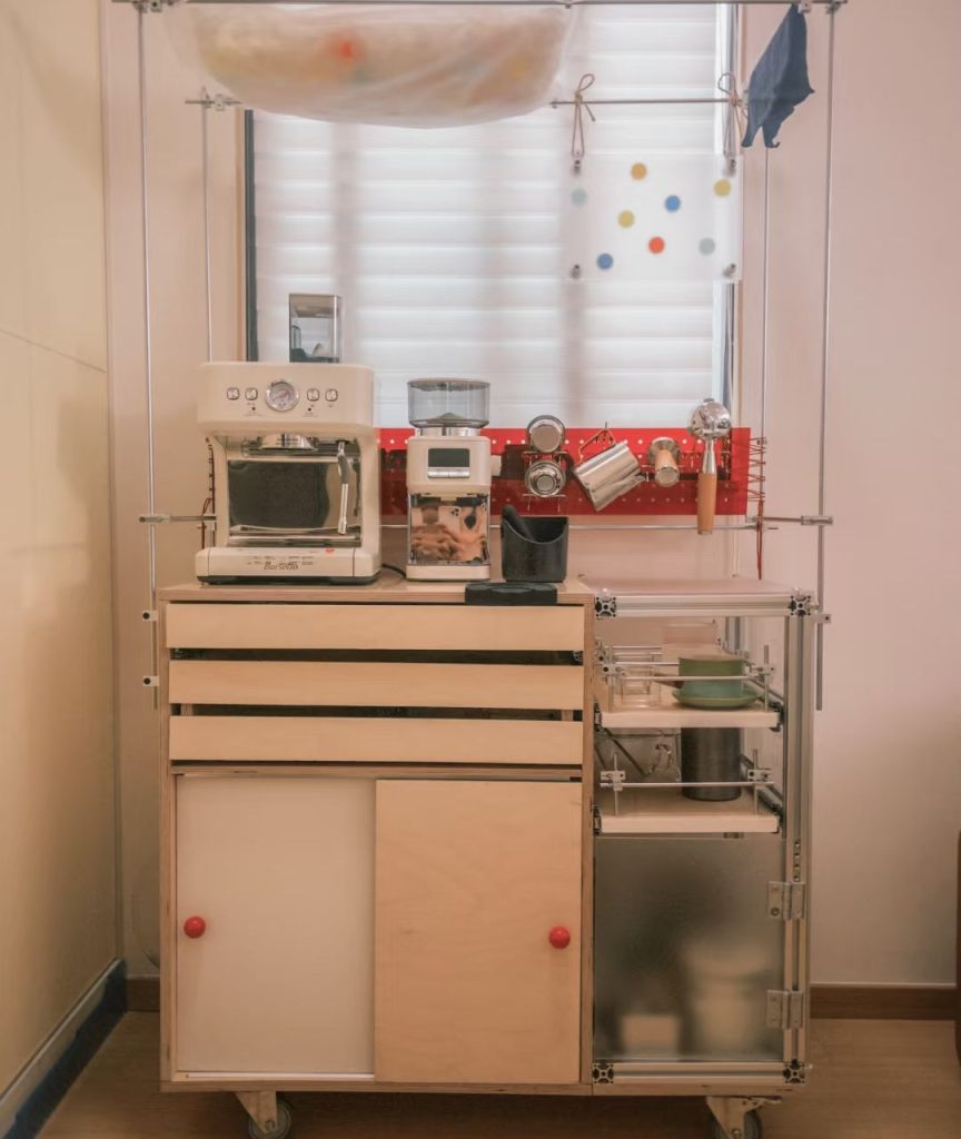 coffee cart​-5-Homemade Mobile