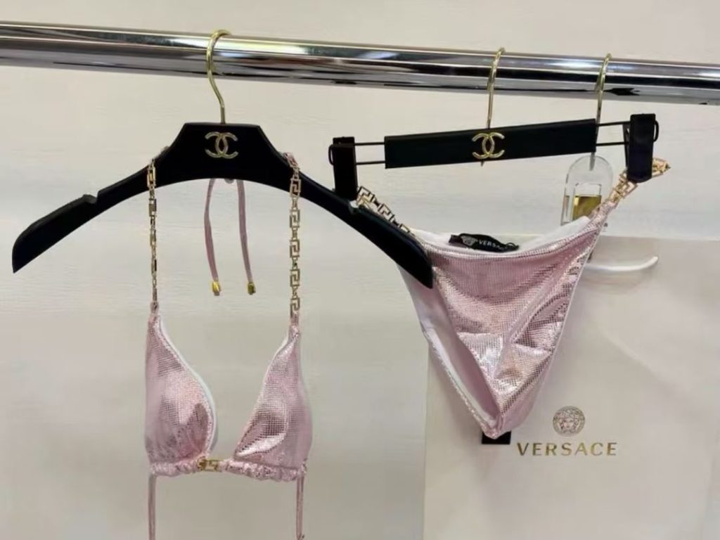 pink bikini​-8-Versace