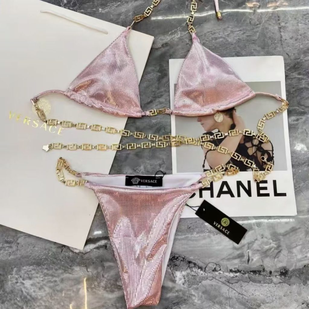 pink bikini​-9-Versace