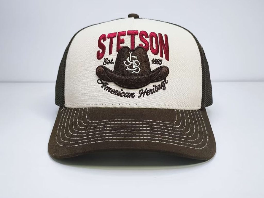 trucker hats for women​-18-Stetson Embroidered