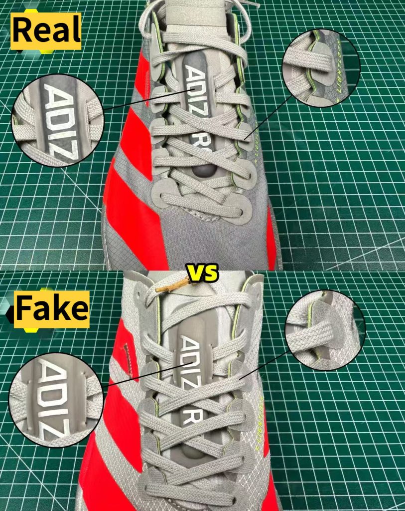 SPOTTING fake reps shoes: 7 Essential Tips You Need To Know 16 Reps shoes-15-Adidas Adizero Adios Pro 4 Real vs Fake