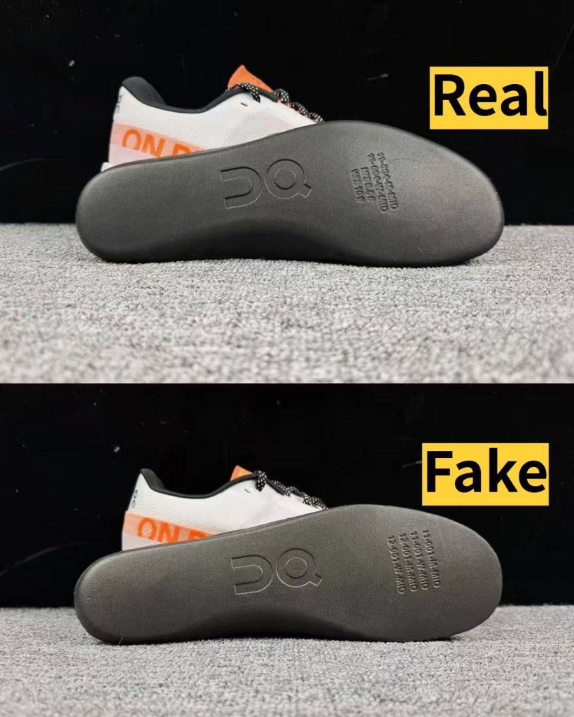 SPOTTING fake reps shoes: 7 Essential Tips You Need To Know 28 Reps shoes-27-On Cloudmonster 2 Real vs Fake