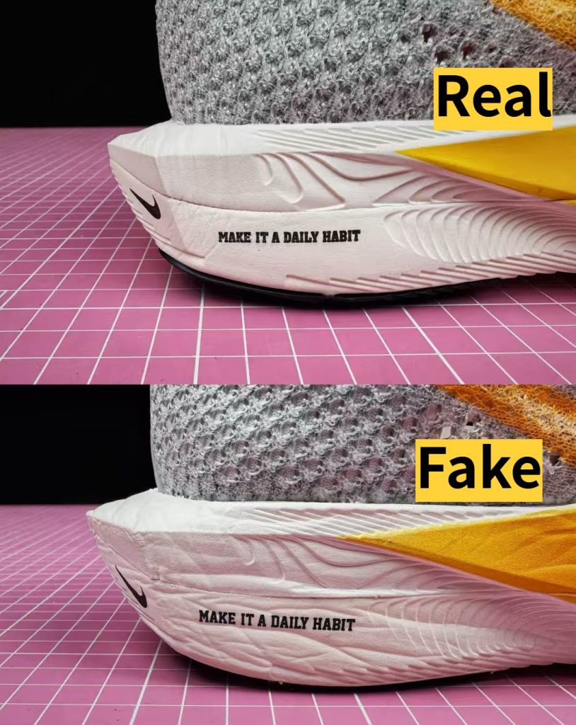 SPOTTING fake reps shoes: 7 Essential Tips You Need To Know 39 Reps shoes-38-Nike Vaporfly 3 Real vs Fake