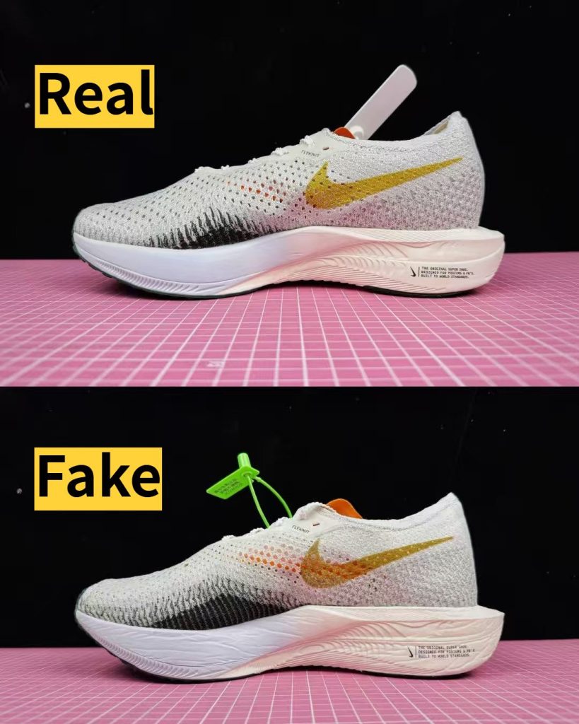 SPOTTING fake reps shoes: 7 Essential Tips You Need To Know 42 Reps shoes-41-Nike Vaporfly 3 Real vs Fake