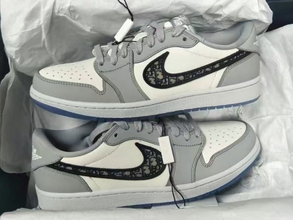 SPOTTING fake reps shoes: 7 Essential Tips You Need To Know 9 Reps shoes-8-Nike x Dior AJ1