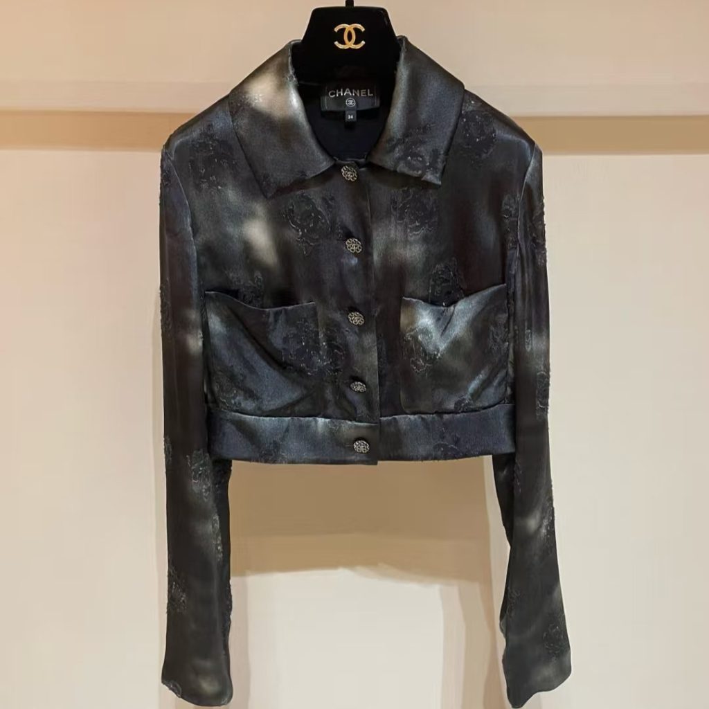 black blouse​-27-chanel-long sleeve