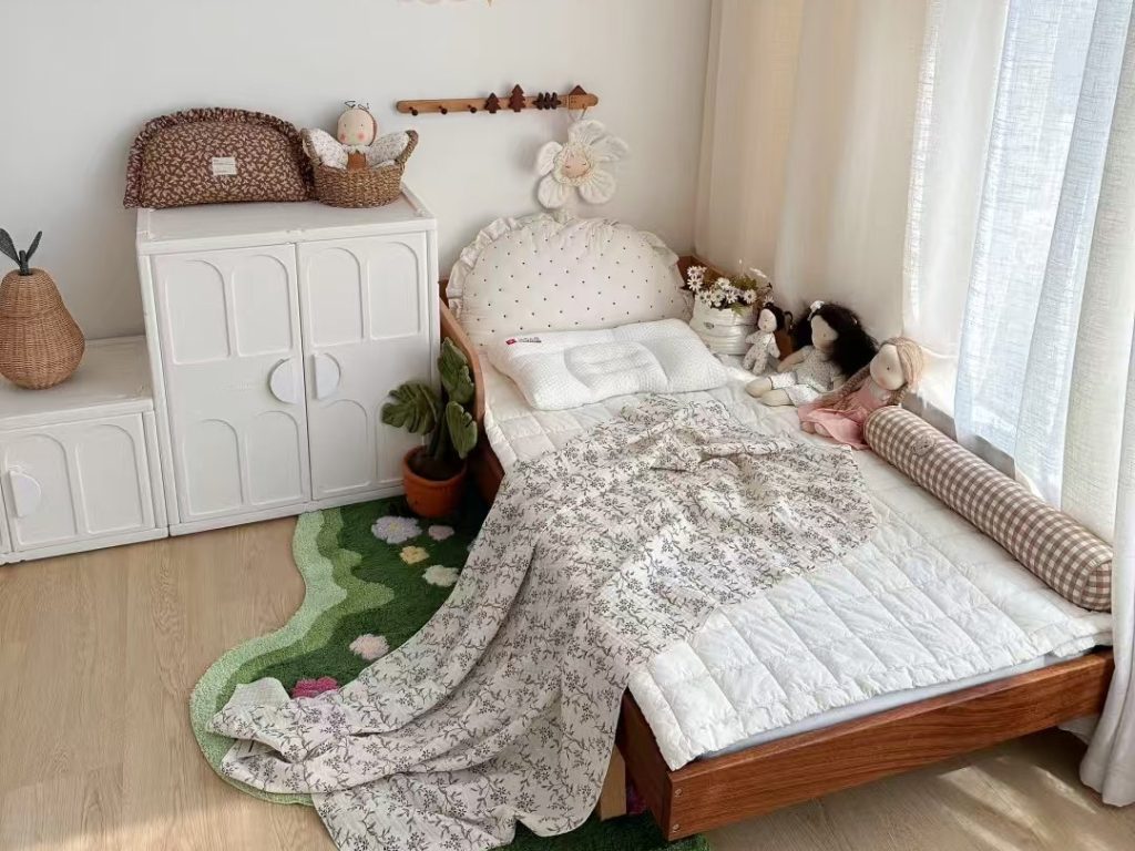 twin floor bed​-8